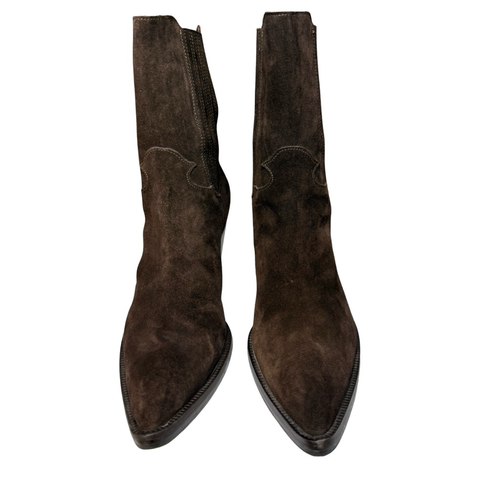 Donna Piu Suede Western Boots Made in Italy Size 41 (US 10.5–11) - Picture 2 of 9